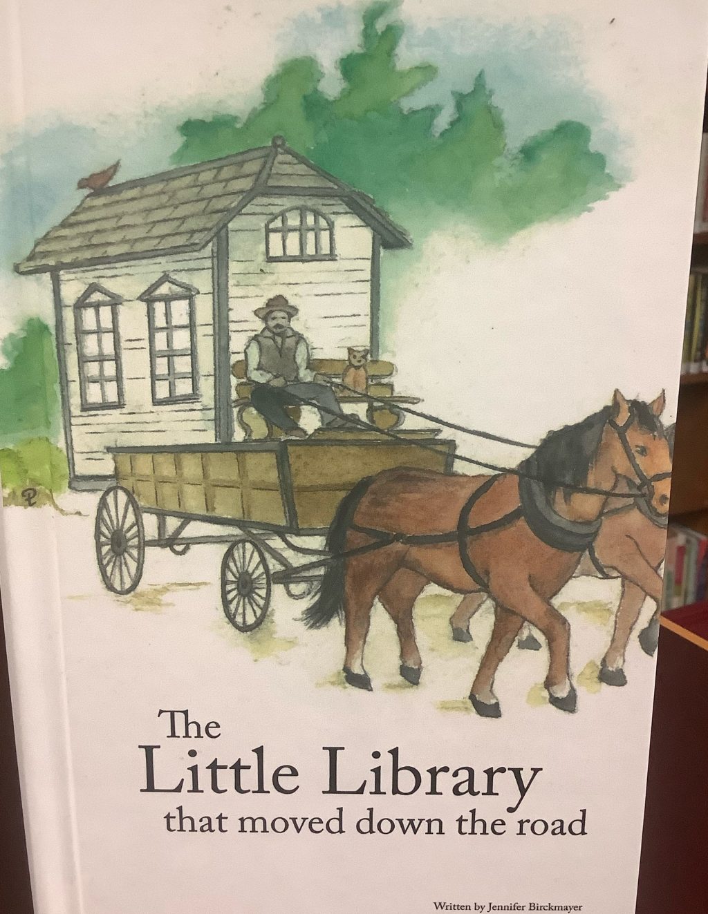 Jenny Brickmayer's book, "The Little Library that Moved Down The Road."