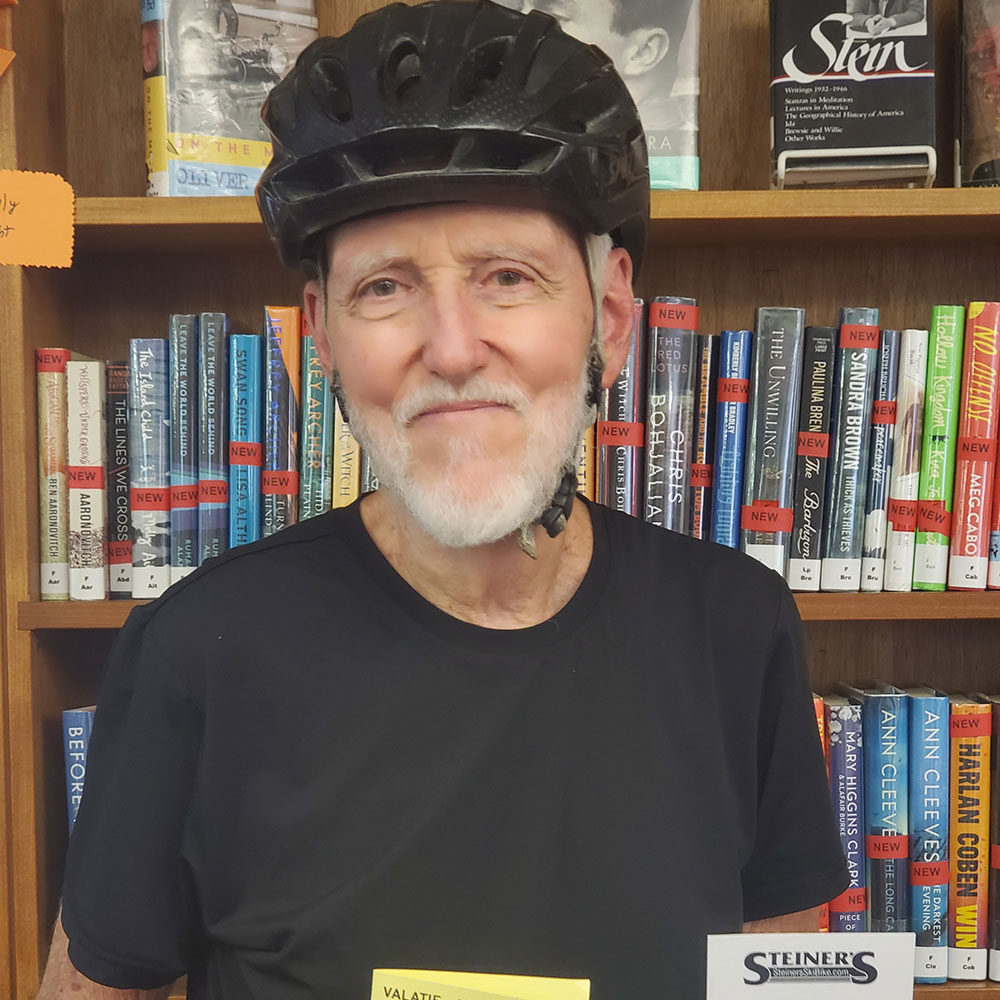 Joe, recipient of the Bike Trail certificate