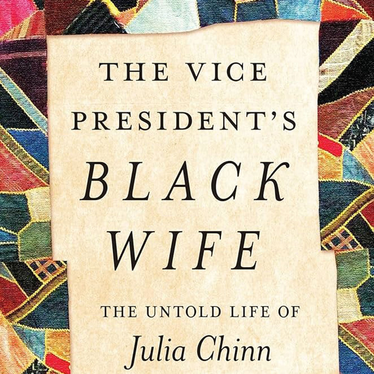 Cover of the Book "The Vice President's Black Wife"
