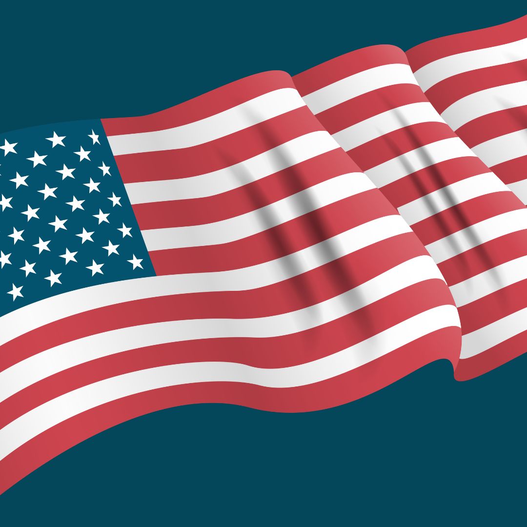 An American flag